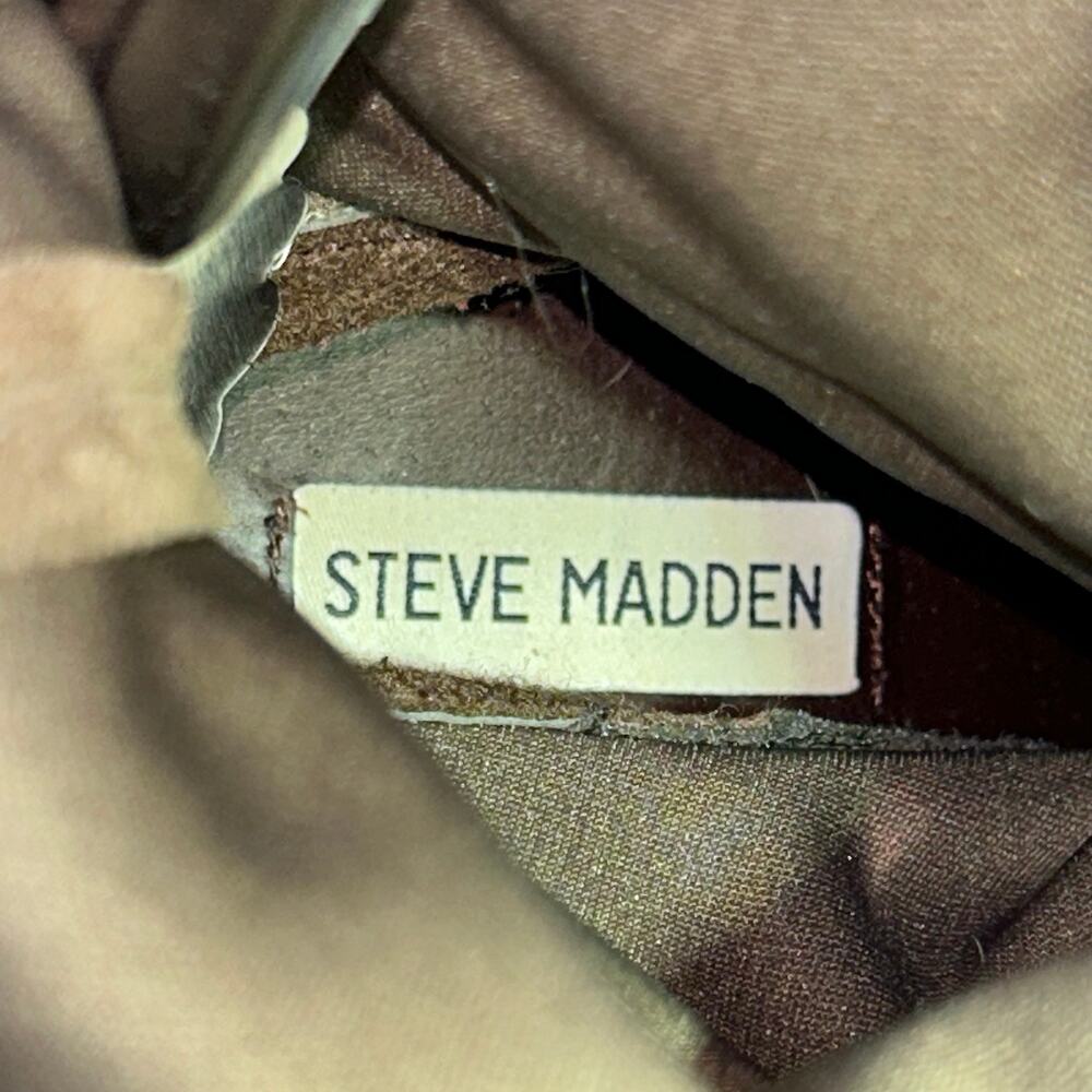Steve Madden Rocking Taupe Faux Suede Over Knee Boots Women's 8.5 - Picture 9 of 12